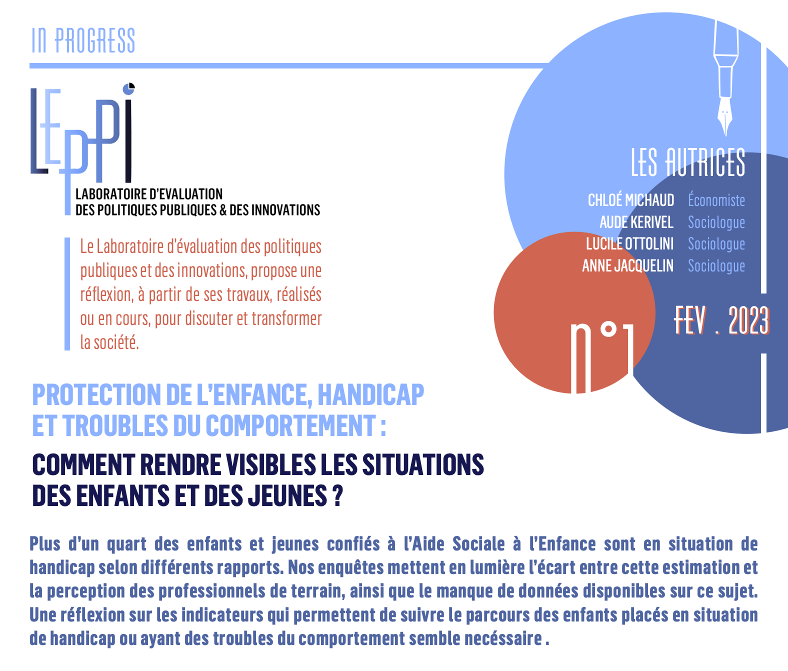 Protection de l’enfance, handicap et troubles du comportement : comment rendre visibles les situations des enfants et des jeunes ?